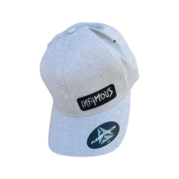 Infamous PRO DNA Seamless Baseballcap, light grey
