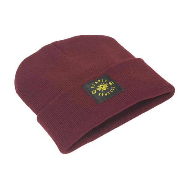 Planet Eclipse Worker Roll Beanie Burgundy