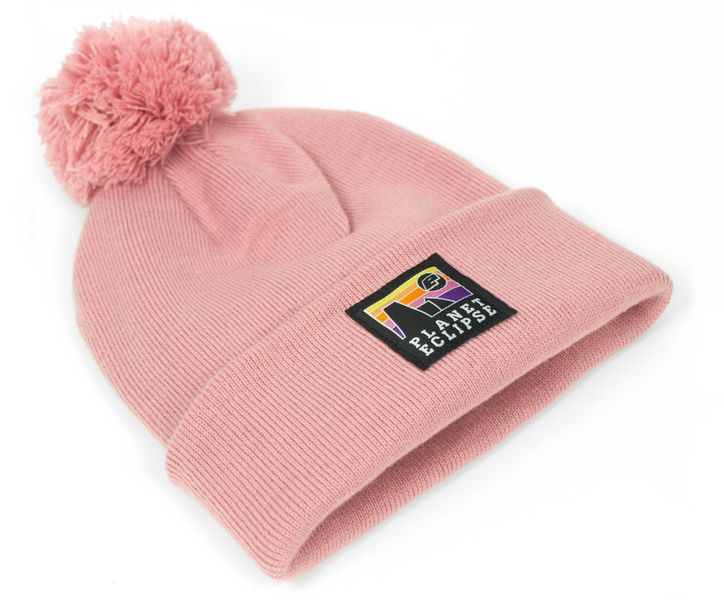 Planet Eclipse Horizon Pom Beanie Dusky, pink
