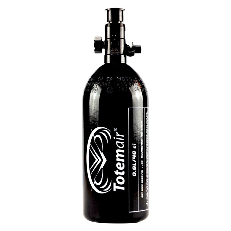 Totem Air System 0.8L - 48ci 3000psi Black Aluminium Tank & Preset